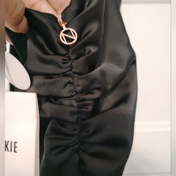 Nookie Satin Plunge Gown - Picture 11 of 11